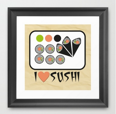 Cuadro sushi