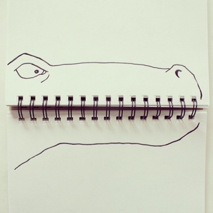 A notebook dinosaur © Cintascotch